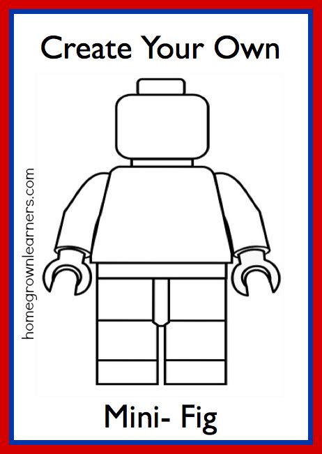 Lego Man Template