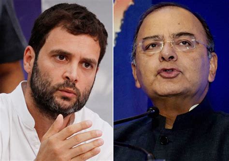 rahul targets govt over mallya jaitley reminds cong of quattrocchi s escape national news