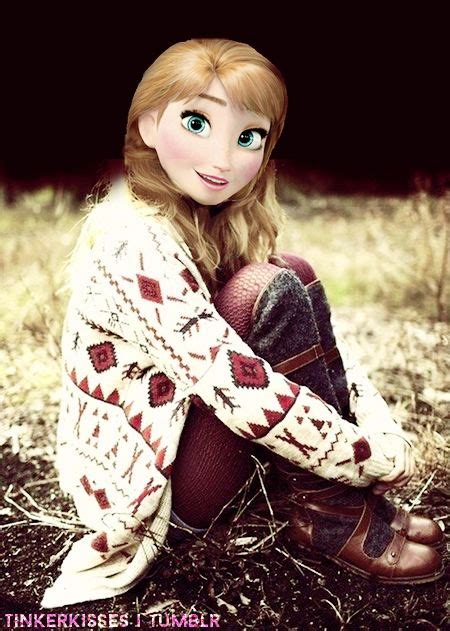 Anna Frozen Tumblr Princesse Disney Swag Personnages Modernes