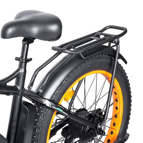 Ecotric Fat Tire Beach Snow Electric Bike Orange E Bikes Collection