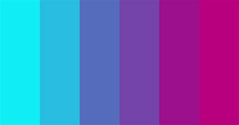 Sequence Gradient Color Scheme Blue