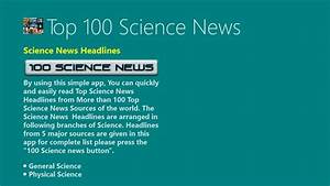Top, 100, Science, News, For, Windows, 8, And, 8, 1