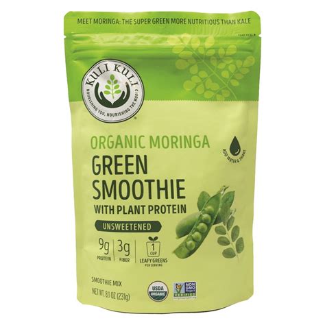 Kuli Kuli Organic Moringa Greens And Protein Smoothie Powder