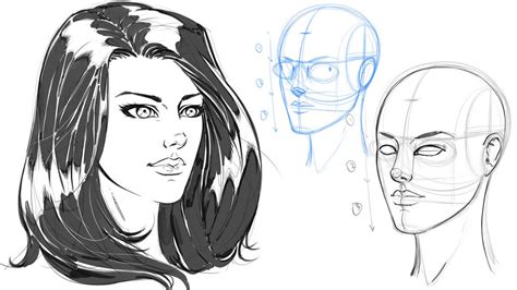 Drawing A Pretty Girls Face For Comics By Robertmarzullo On Deviantart