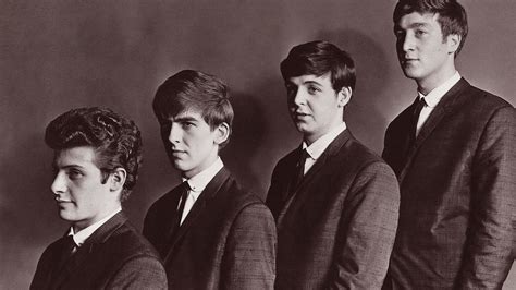 Wallpaper The Beatles Band Faces Suits Ties 1920x1080