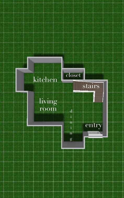Small Bloxburg House Layout Ideas 2 Story