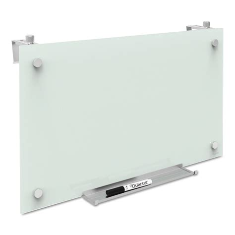 Infinity Magnetic Glass Dry Erase Cubicle Board 18 X 30 White Zuma