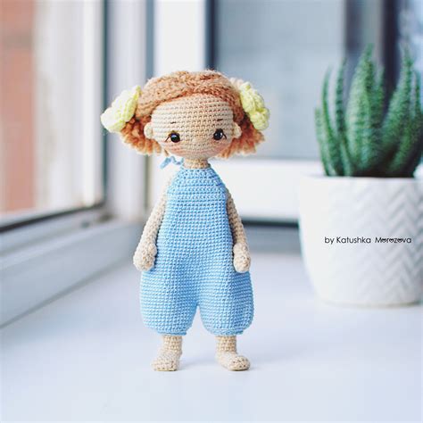 Crochet Doll PATTERN Nikolina Lola By Katushka Morozova Crochet
