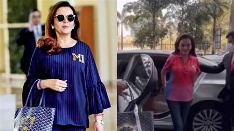 Nita Ambani Carries Her Expensive Possession At The Auction Event Of