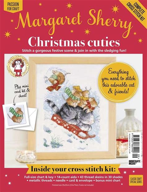 Margaret Sherry Christmas Cuties Cross Stitch Kit Designed By Margaret