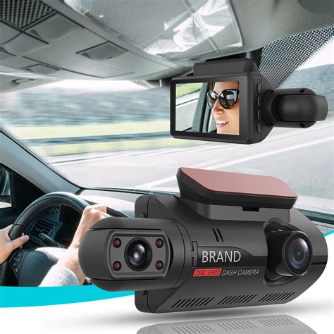 3 Hd 1080p Dual Lens Dash Cam Car Dvr Front Inside Camera Video