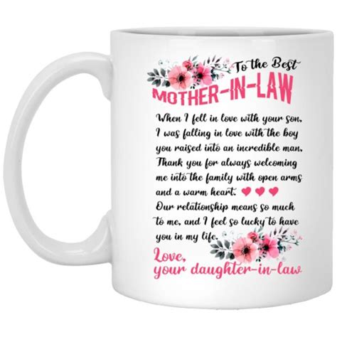 Find something for everyone here, no matter the occasion. Touching Gift Ideas For Mother-in-law - Coffee Mugs ...