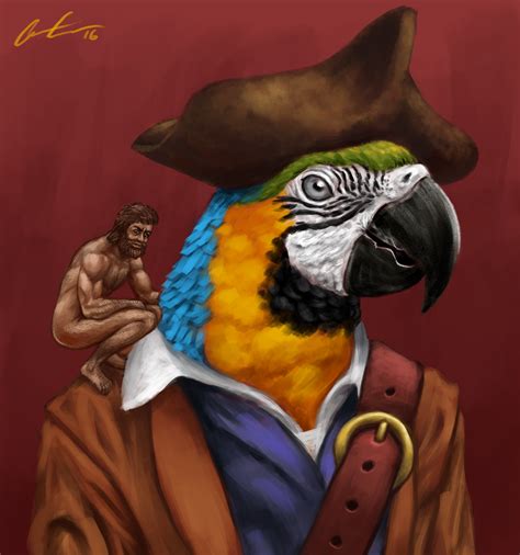 Drew A Pirate Parrot Partyparrot