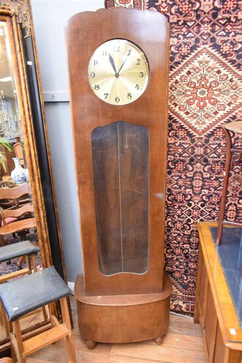 An Art Deco Grandfather Clock