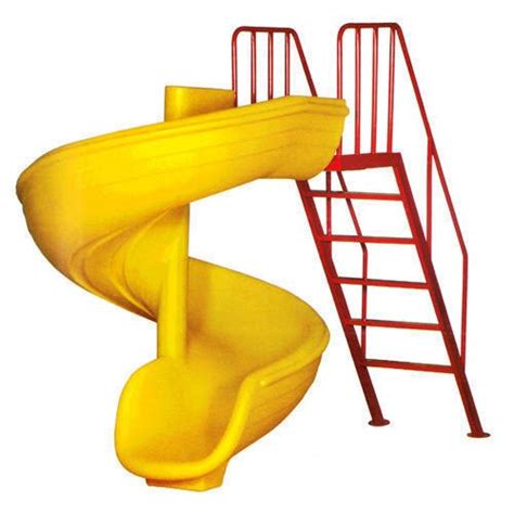 Yellowred Frp Spiral Playground Slides Age Group 4 12 Yr At Rs 85000