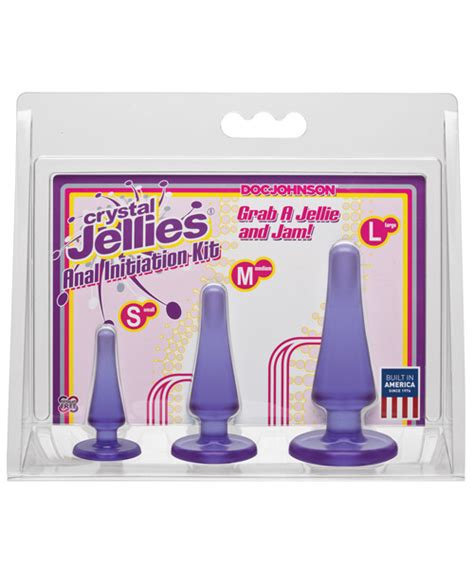 Crystal Jellies Anal Initiation Kit Purple Ebay