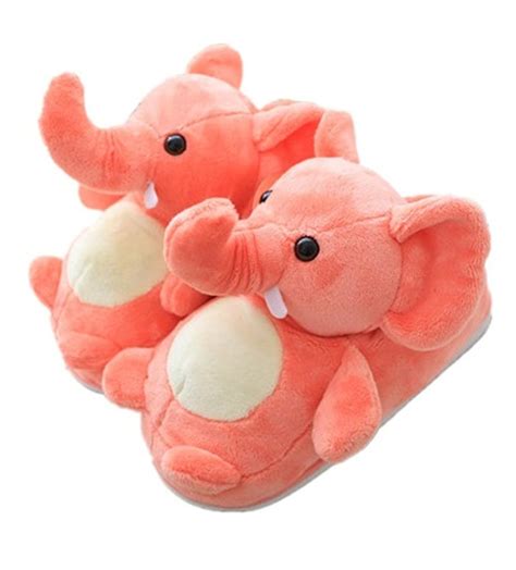 Fuzzy Animal Slippers For Adults