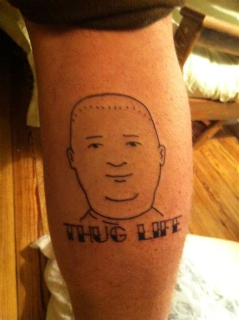 45 Amazing Thug Life Tattoos And Ideas Stomach Tattoos Leg Tattoos