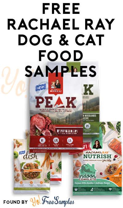 Free dog food samples uk. In Stock Again: FREE Rachael Ray Dry Dog & Cat Food ...