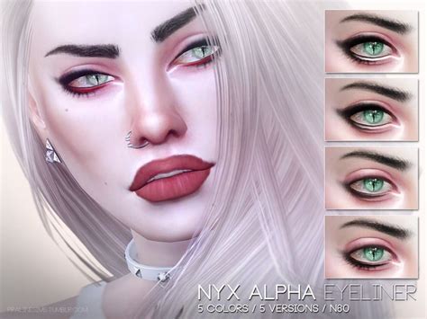 Smoky Eyeliner In 5 Versions 5 Colors Found In Tsr Category Sims 4