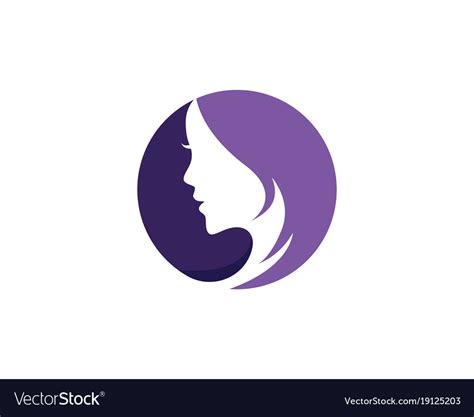 Beauty Women Logo Template Royalty Free Vector Image