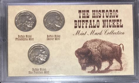 The Historic Buffalo Nickel Mint Mark Coin Collection The