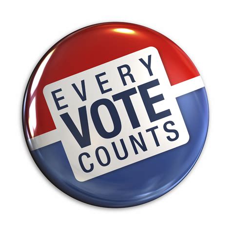 An Every Vote Counts Button For Oct 4 2010 Village Of Union Grove