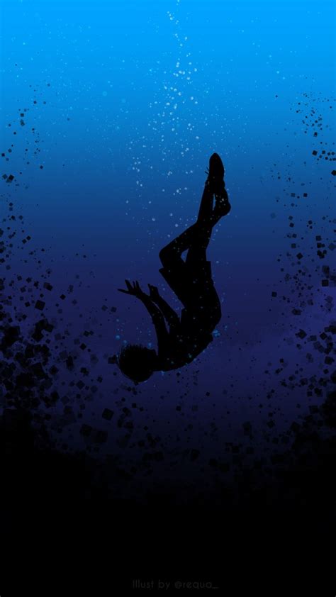 Drownedrequa Illustrations Medibang Drowning Art Anime