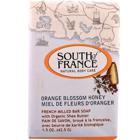 South Of France French Milled Bar Soap With Organic Shea Butter