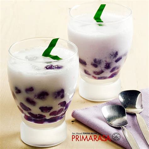 Cek cara membuat pentol kanji. Es Taro terbuat sari talas ungu dengan campuran tepung ...
