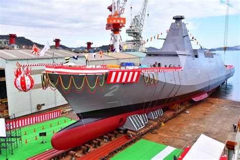 Japan Launches Its Second New 30dx Multi Mission Frigate Asia Pacific