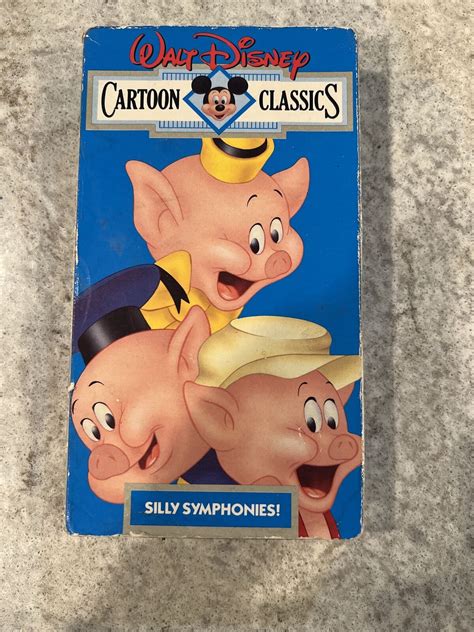 Vintage Walt Disney Cartoon Classics Vol Silly Symphonies On Vhs