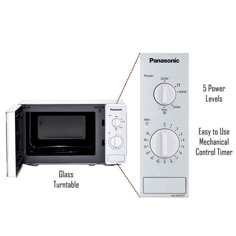 Buy Panasonic Nn Sm255w Solo Microwave Oven 20l White Online Qatar