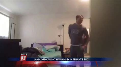 Hidden Camera Catches Landlord Having Sex On Tenants Bed And Cleaning