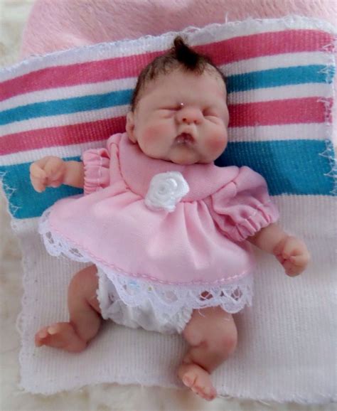 Ooak Mini Jointed Soft Body Baby Bybttrfly Creations Bambole Reborn