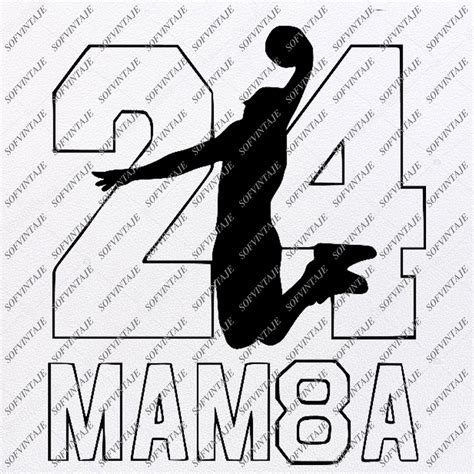 Black Mamba Kobe Bryant Svg Los Angeles Lakers Svg Basketball Svg Kobe