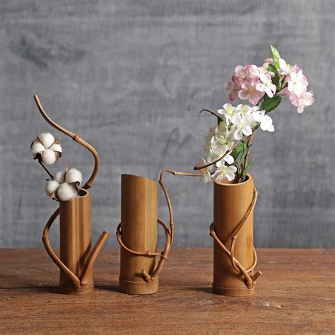 Bamboo Flower Vase In 2020 Vases Decor Flower Vases Flower Vase Design