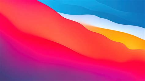 Macos Big Sur Apple Layers Fluidic Colorful Wwdc Stock 2020