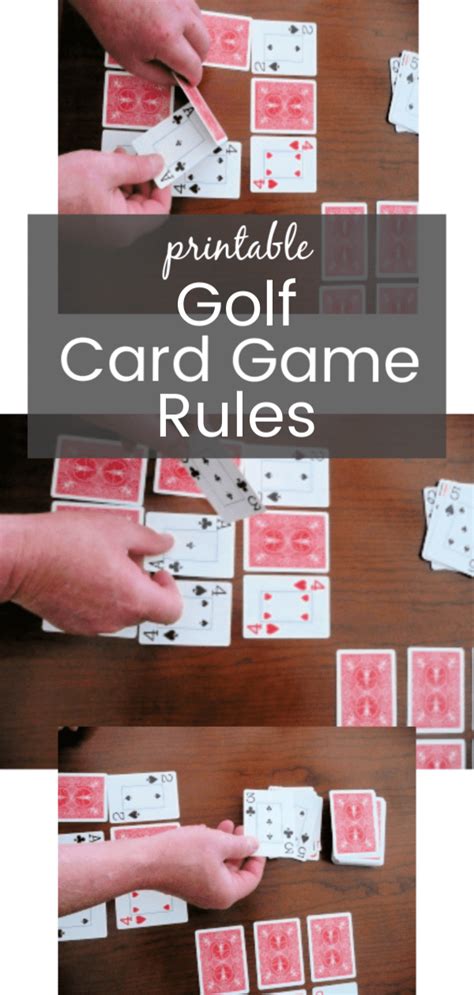 Find a variety of easter printables for kids. Golf Card Game Rules with Printable | Confidence Meets ...