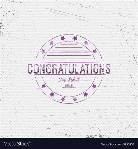 Congratulation Badges Cards And Labels For Any Use