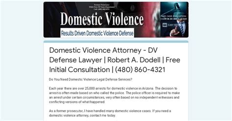 Domestic Violence Attorney Dv Defense Lawyer Robert A Dodell Free Initial Consultation