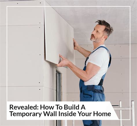 Revealed How To Build A Temporary Wall Inside Your Home