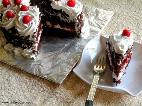 black forest cake how to make a black forest cake ~ full scoops a food blog with easy simple