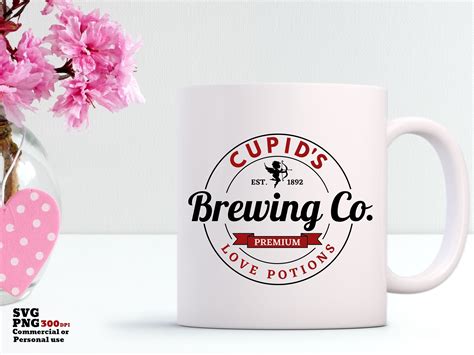 Cupid's Brewing Co SVG PNG Valentine's Day SVG - Etsy