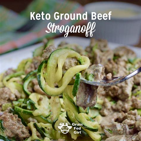 Ground beef is an affordable, easily managed way to get the macros you need to be a keto king (or queen!). Keto Ground Beef Stroganoff Noodles