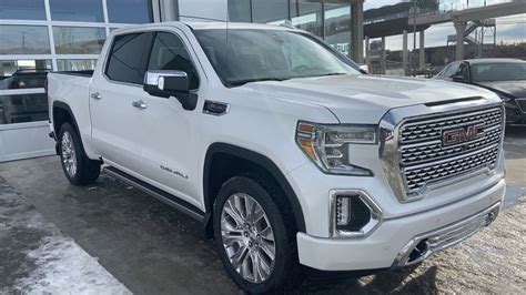 New White 2020 Gmc Sierra 1500 Denali Review Gsl Gm City Calgary