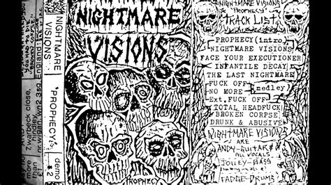 Nightmare Visions Prophecy Demo Tape Cassette 1987 Youtube