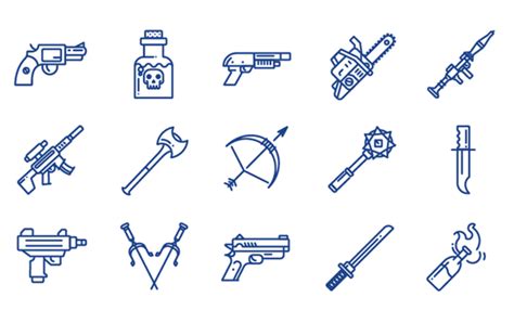 Free 15 Weapon Vector Icons Titanui