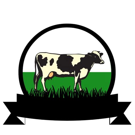 Modèle Logo Vache Ferme Laitière Postermywall