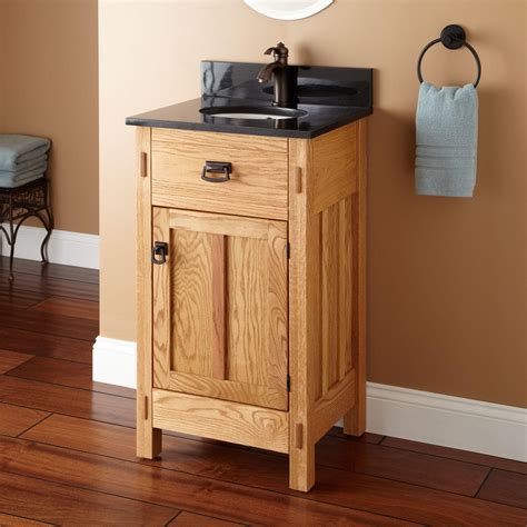The bathroom is associated with the weekday morning rush, but it doesn't have to be. 19" Mission Hardwood Vanity for Undermount Sink - Bathroom